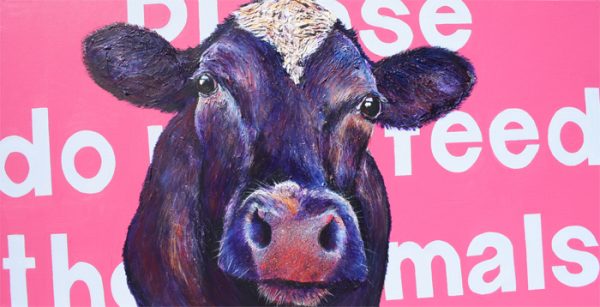 cow painting - gladys