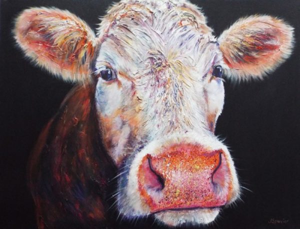 Olwen original cow painting