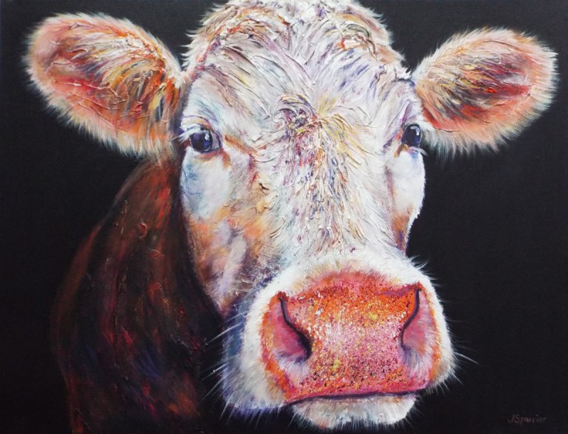 Olwen original cow painting