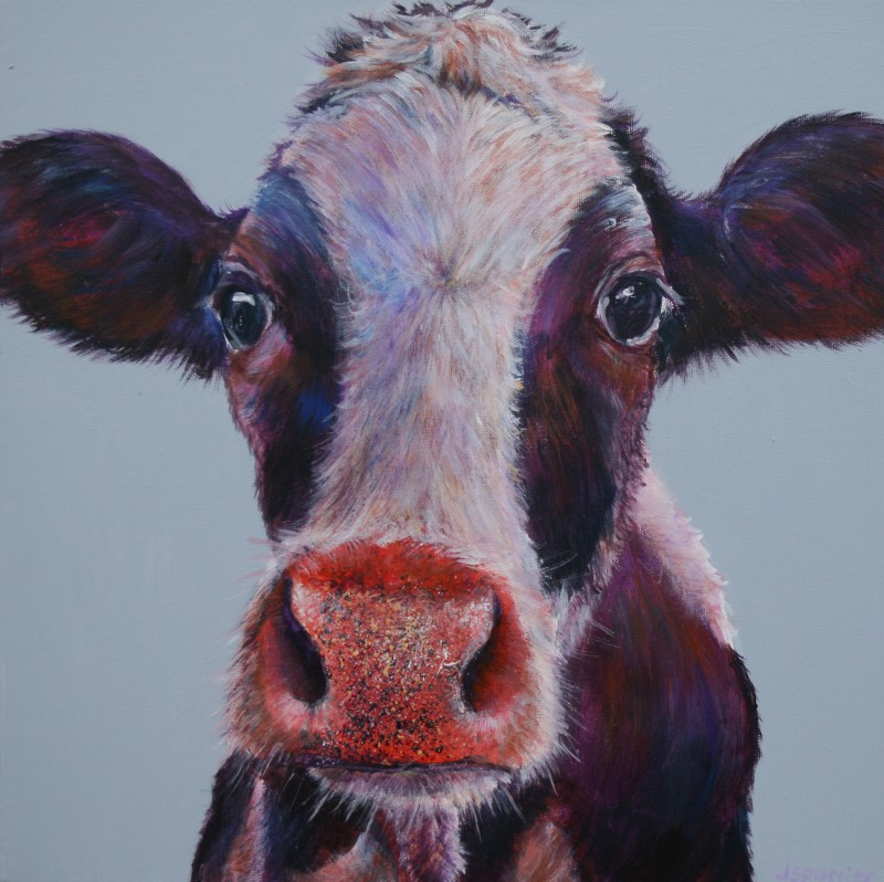 Original cow painting - Annie the Friesian cow