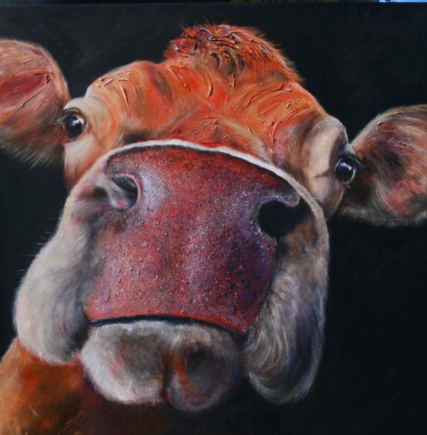 original cow painting